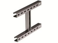 Крепление Н-образ. к верт. двутавровой балке 400мм гор. оцинк.  BMH4040HDZ