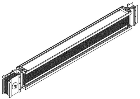 Секция прямая 1-1.99м 1000А Al 3L+N+PER НК IP55 тран.  LB-1000A4-25-F-SF