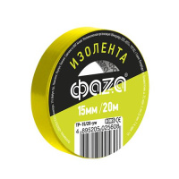 Изолента ПВХ 15мм (рул.20м) желт.  5025608