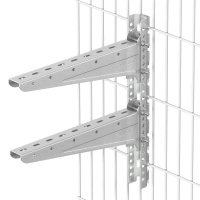 Крепление на сетку двух консолей 43х50х495мм гор. цинк.  BMF1850HDZ