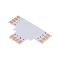 Плата соединительная (T) для RGB LED лент 10мм  144-126