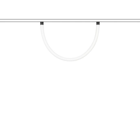 Светильник MAG-FLEX-TUBE-ELASTIC-L1000-14W Day4000 BK 360 deg 48В IP20 метал. 1м  034048