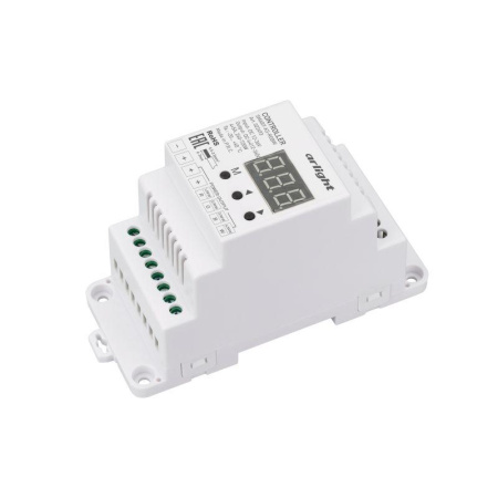 Контроллер SMART-K3-RGBW (12-36В 4х5А DIN 2.4G) (IP20 пластик)  022493