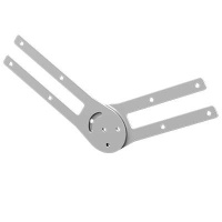 Соединитель для лотка шарнирный H=80мм 2мм LHT оцинк.  CVHT.08.20