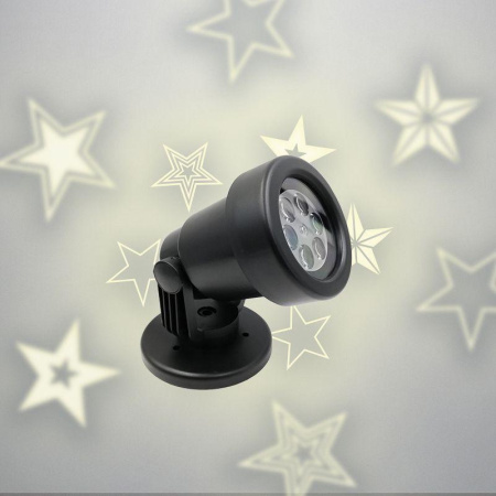 Проектор светодиодный "Звезды" 6LED тепл. бел. 5Вт 220В IP44  601-268