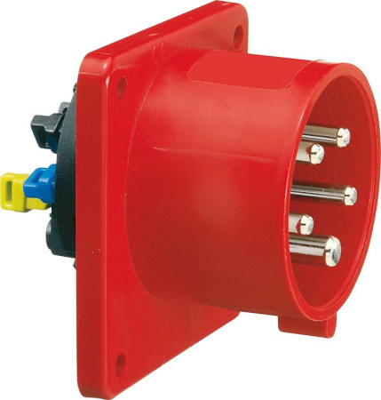 Вилка настенная 16А 5п 400В IP44 Quick-connect  28026