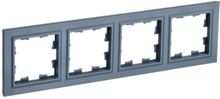 Рамка 4-м BRITE РУ-4-БрМ маренго  BR-M42-K35
