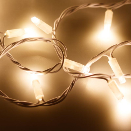 Гирлянда светодиодная ARD-STRING-CLASSIC-10000-WHITE-100LED-FLASH WARM230В 7Вт IP65  025810