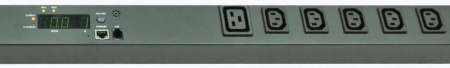 Блок распределения питания PDU измер. 0U 230В/32А 7 4кВт вилка IEC 309 32 A 2P+E 30 C13 6 C19  60A-66-56-36BL