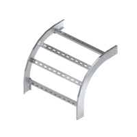 Угол лестничный вертикальный внешний 90град. 80х600 толщ. 3мм R300 в комплекте с крепеж. эл. алюм.  ALOW3860K