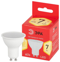 Лампа светодиодная RED LINE LED MR16-7W-827-GU10 R 7Вт MR16 софит 2700К тепл. бел. GU10  Б0050198