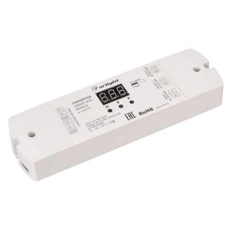 Конвертер SMART-K25-DMX512 (230В 2х1А TRIAC) пластик  027129