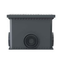 Колодец смотр. 335х240х255 с крыш. для двуст. труб  025002