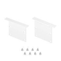 Заглушка LINIA49-F-S WHITE глухая металл (комплект)  041882 Заглушка LINIA49-F-S WHITE глухая металл (комплект)  041882