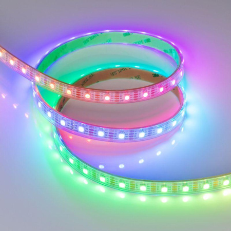 Лента светодиодная герметичная SPI-P-B60-12mm 5В RGB-PX1-BPT (12Вт/м IP66 5060) бегущий огонь (уп.5м)  041167
