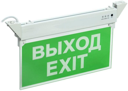 Светильник светодиодный ССА 2101 "ВЫХОД-EXIT" 3Вт IP20 3ч аварийный  LSSA0-2101-3-20-K03