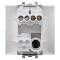 Кнопка 2мод. 16А Avanti "Белое облако"  4400152