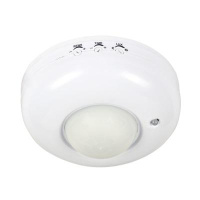 Датчик движения инфракрасный ДД 20В 800Вт 360 гр.6м IP33 бел.  4690612033860