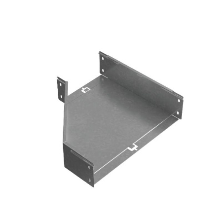 Переходник для лотка правый 100х200-400 сталь 1мм "ПЛЮС" PDplus100-200-400-R HD КМ PL1609