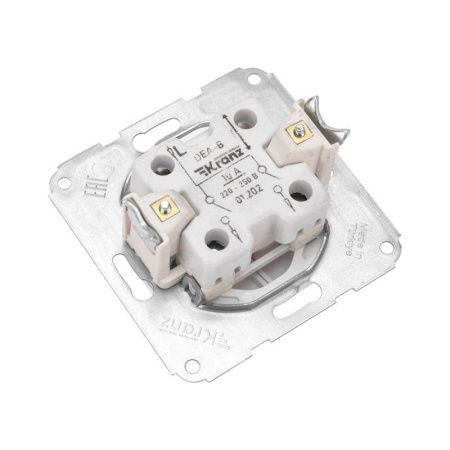 Выключатель 2-кл. СП DEA 10А механизм бел.  KR-78-0202