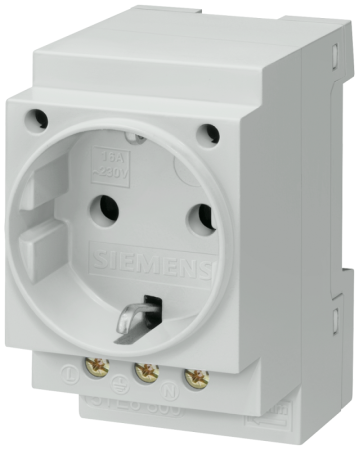 Розетка СП 16А IP20 3п Schuko сер.  5TE6800