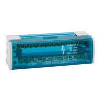 Шина "N" нулевая на DIN-рейку в корпусе 2х15 групп  143227