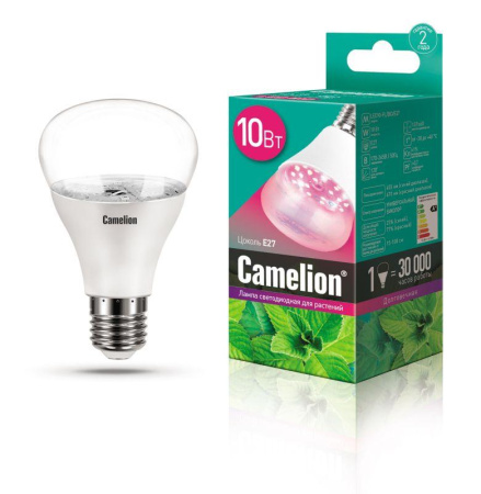 Лампа светодиодная LED10-PL/BIO/E27 10Вт 220В для растений  13241
