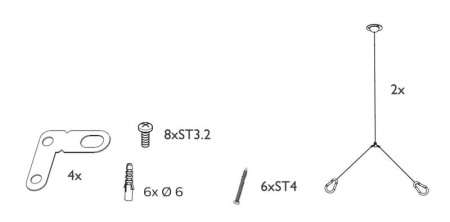 Комплект подвеса RC048Z SME-2 (уп.2шт)  911401824680