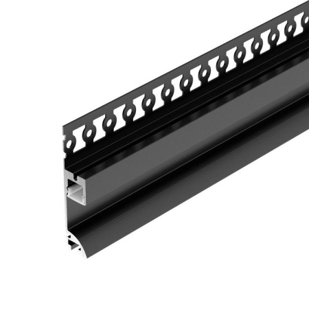 Профиль PLINTUS-FANTOM-L-2000 BLACK алюм. L2000  041213