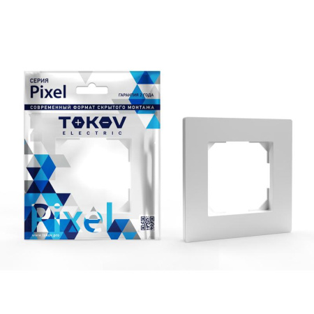 Рамка 1-м Pixel бел.  TKE-PX-RM1-C01