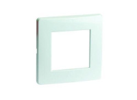 Рамка 1-м 2мод. Brava бел. RAL9016  75010W