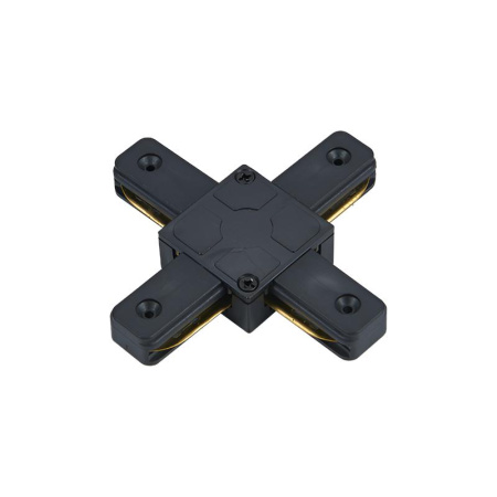 Коннектор X-тип XSB-BL для шинопровода SB черн.  4690612060507