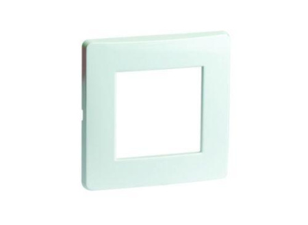 Рамка 1-м 2мод. Brava бел. RAL9016  75010W