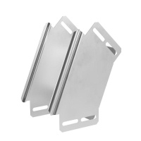 Угол вертикальный внешний 90град. 100х100 с крышкой Стандарт INOX (AISI 304)  PR16.2990