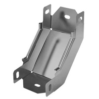 Угол для лотка внутренний 90град. 600х80 1мм ST оцинк.  STI.6008.910