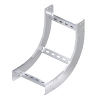 Угол для лотка вертикальный внутренний 90град. 100х80 R300 сталь 1.5мм нерж. AISI 304  ILIM3810C