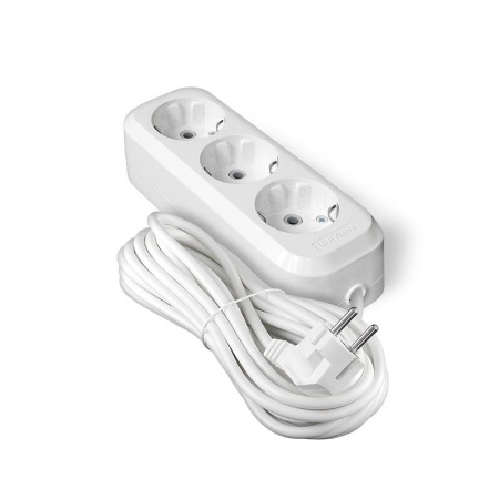 Удлинитель 3х7м с заземл. IP20 Е-303А ПВС 3х1.5  1724