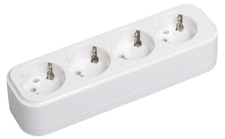 Колодка удлинителя 4-м 16А Classic К04 2P+PE 250В  KYP11-16-04-00-Z