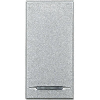 Переключатель промежуточный 1-кл. 1п СП Axolute 16А IP20 250В алюм. Leg BTC HC4054