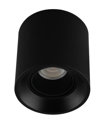 Светильник накладной IP20 10Вт GU5.3 LED черн./черн. пластик  DK3090-BK
