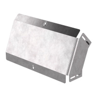 Угол для лотка вертикальный внешний 45град. 400х100 с крышкой Стандарт  PR16.0576