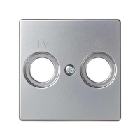 Накладка розетки R-TV 82 алюм. 82053-33