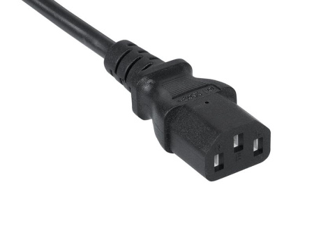 Кабель питания компьютера PC-186-VDE-0.6M Schuko+C13 3х0.75 0.6м  9013c