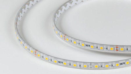 Лента светодиодная стандарт 5050 60LED/м 14.4Вт/м тепл. бел. 24В IP68 со скотчем 3М (уп.5м)  00-00013190