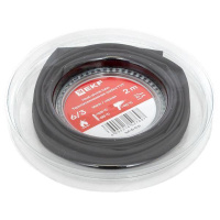 Трубка термоусадочная ТУТ нг 6/3 черн. ролик 2 м  tut-6-b-b