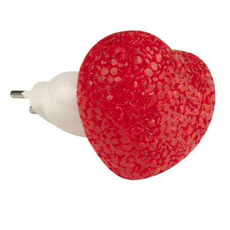 Светильник светодиодный DTL-309-Сердечко/RED/1LED/0.1Вт красн.  10325