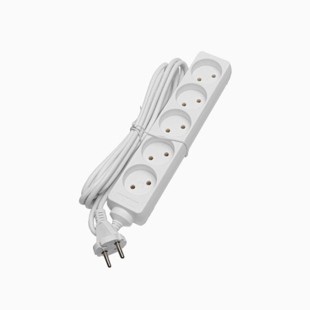 Удлинитель 5х5м без заземл. 10А IP20 S 5х5 2.2кВт  9307