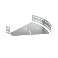 Угол для лотка горизонтальный изменяемый 0-45град. 100х100 1.2мм СРО в компл. с крепежн. элемент.  SVN1010K