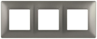 Рамка для розеток и выключателей ЭРА Elegance 14-5003-16 на 3 поста титан  Б0065817