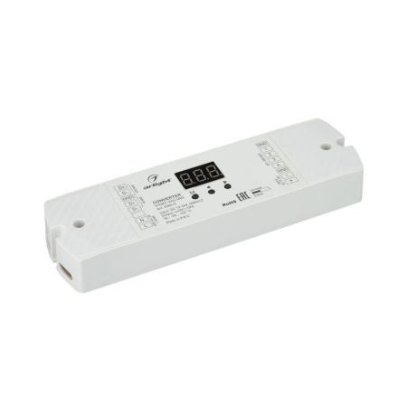 Конвертер SMART-K40-DMX (12-24В 0/1-10В) (IP20 пластик)  028413